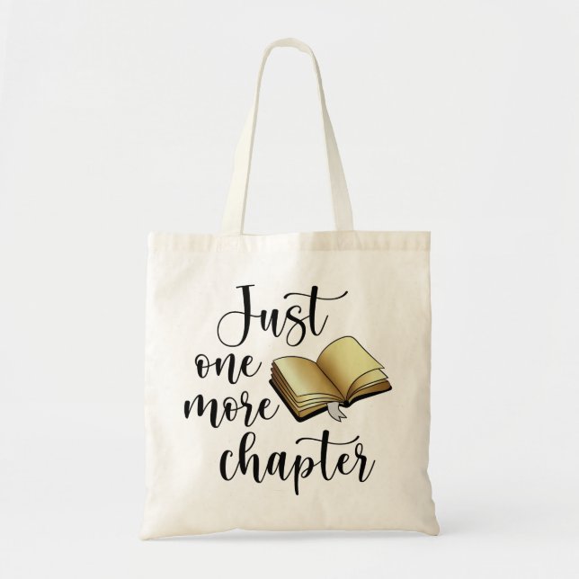 Tote Bag Juste Un Chapitre De Plus Black Gold Book Amateurs (Devant)