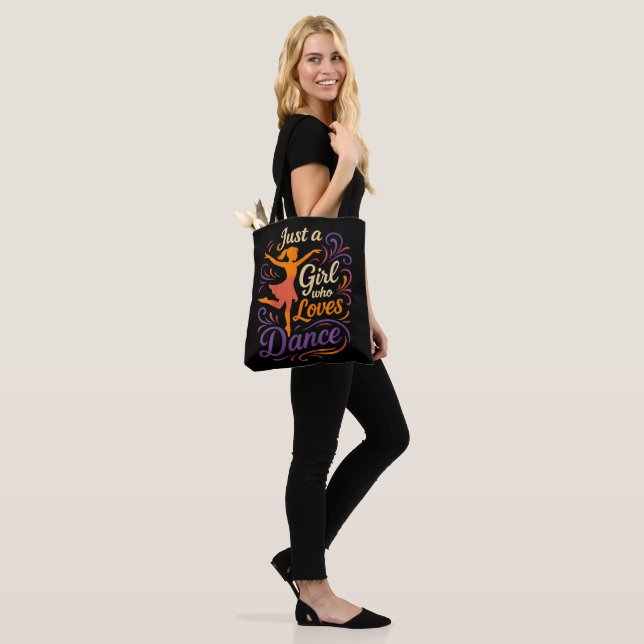 Tote Bag Juste un qui aime danser la danse (Sur le modèle)