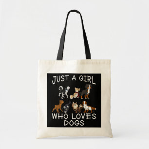 Tote Bag Juste une fille qui aime Chiens Amoureux des chien