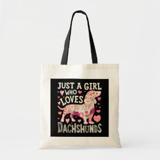Tote Bag Juste Une Fille Qui Aime Dachshunds Chien
