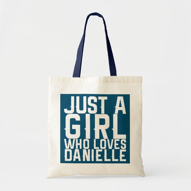 Tote Bag Juste Une Fille Qui Aime Danielle  (Devant)