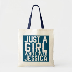 Tote Bag Juste une fille qui aime Jessica