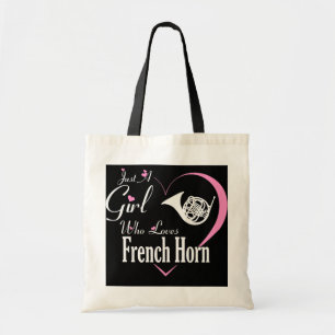 Tote Bag Juste Une Fille Qui Aime La Corne Française Musiq