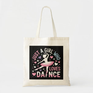 Tote Bag Juste une fille qui aime la danse