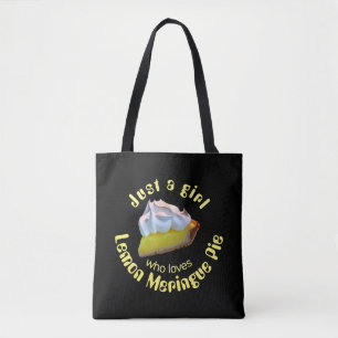Tote Bag Juste une fille qui aime la tarte meringue au citr