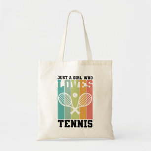 Tote Bag Juste une fille qui aime le tennis Cadeaux du jo