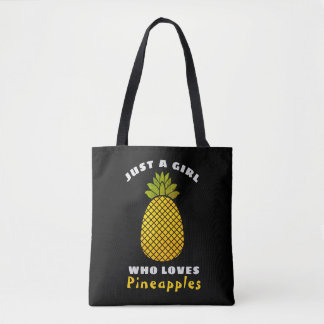 Tote Bag Juste une fille qui aime les ananas