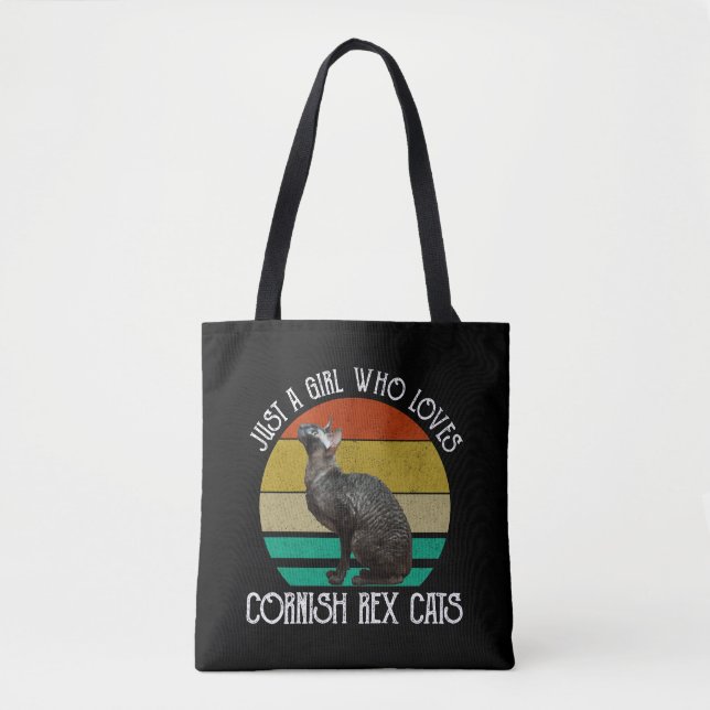 Tote Bag Juste Une Fille Qui Aime Les Chats Cornish Rex (Devant)