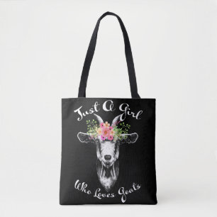 Tote Bag Juste une fille qui aime les chèvres