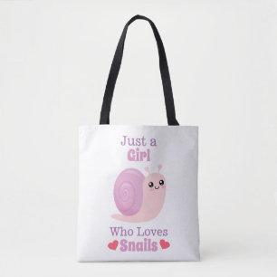 Tote Bag Juste Une Fille Qui Aime Les Escargots