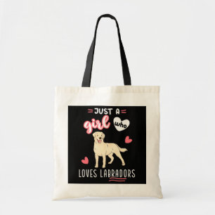 Tote Bag Juste Une Fille Qui Aime Les Labradors Laboratoire