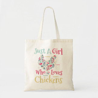 Tote Bag Juste Une Fille Qui Aime Les Poulets Volaille Amat