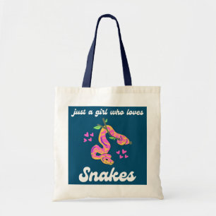 Tote Bag Juste une fille qui aime les serpents mignonne ani