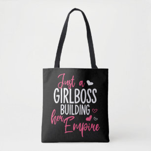 Tote Bag Juste une patronne qui construit son empire femmes