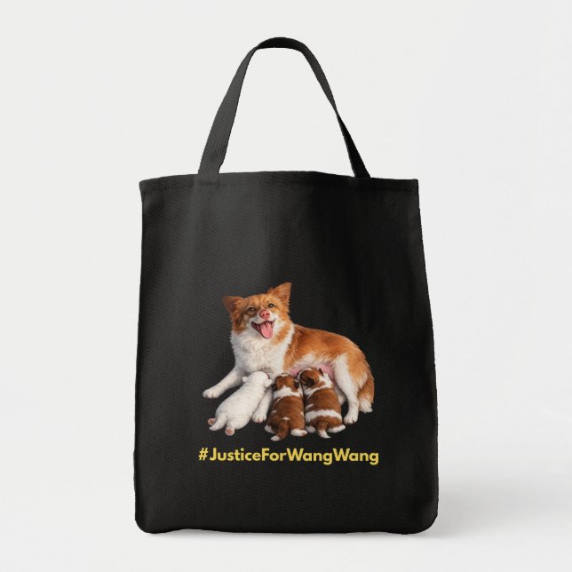Tote Bag Justice for Wang Wang (Devant)