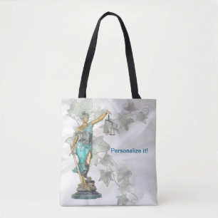 Tote Bag Justice réversible pour la dame et Veritas 3D en b