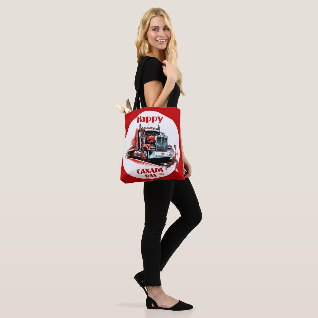 Tote Bag Justin Tru$# !% : Sortez de l'étape gauche (Sur le modèle)