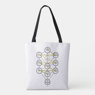 Tote Bag Kabbalistic Tree of life hebrew sephiroth