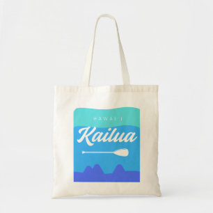 Tote Bag Kailua Hawaii Surf Design avec Mokes Island