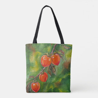 Tote Bag Kakis dans la brume d'octobre par Alfred Fox