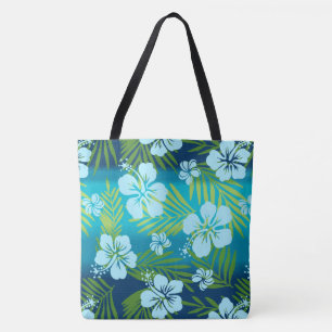 Tote Bag Kalani Tie Dye Mélange d'hibiscus tropicaux - Tur
