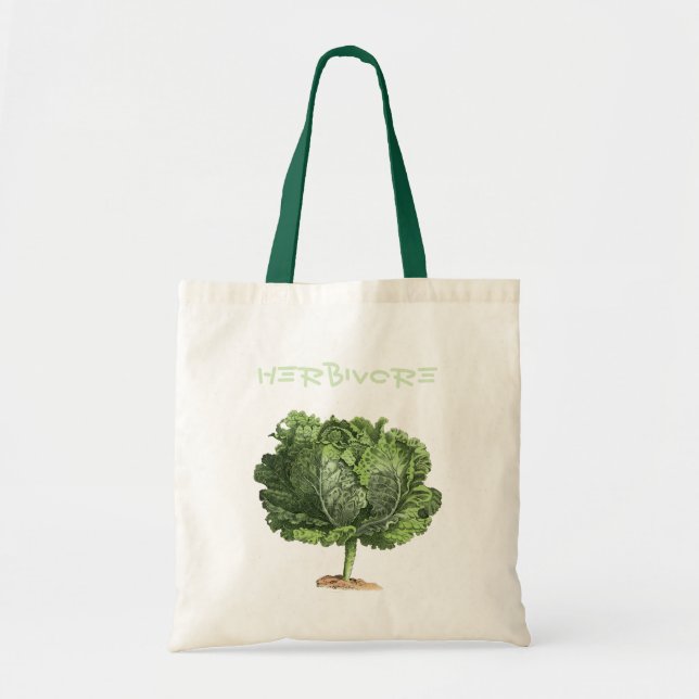 Tote Bag Kale Herbivore végétarien végétarien (Devant)