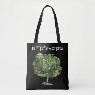 Tote Bag Kale Herbivore végétarien végétarien