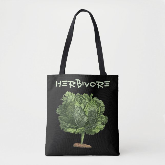 Tote Bag Kale Herbivore végétarien végétarien (Devant)