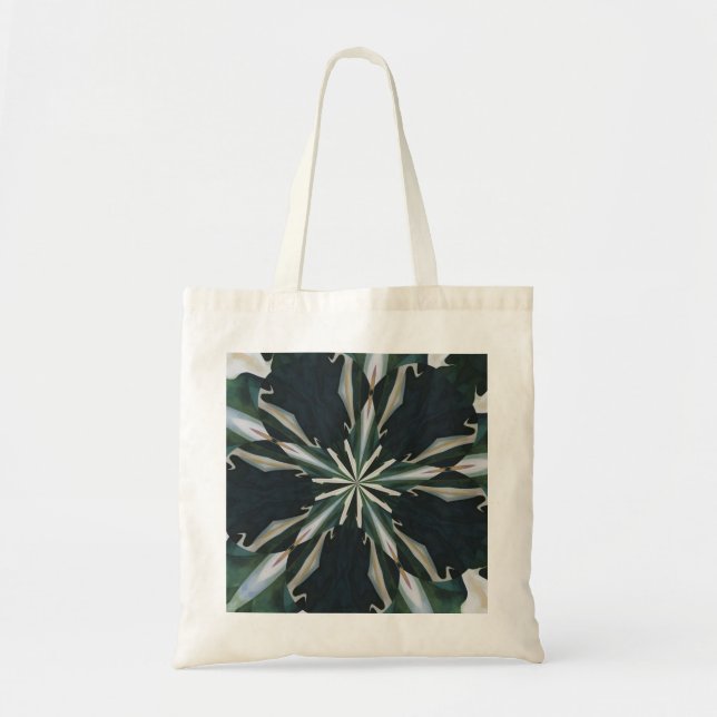 Tote Bag Kaléidoscope d'étoile de zantedeschia (Devant)