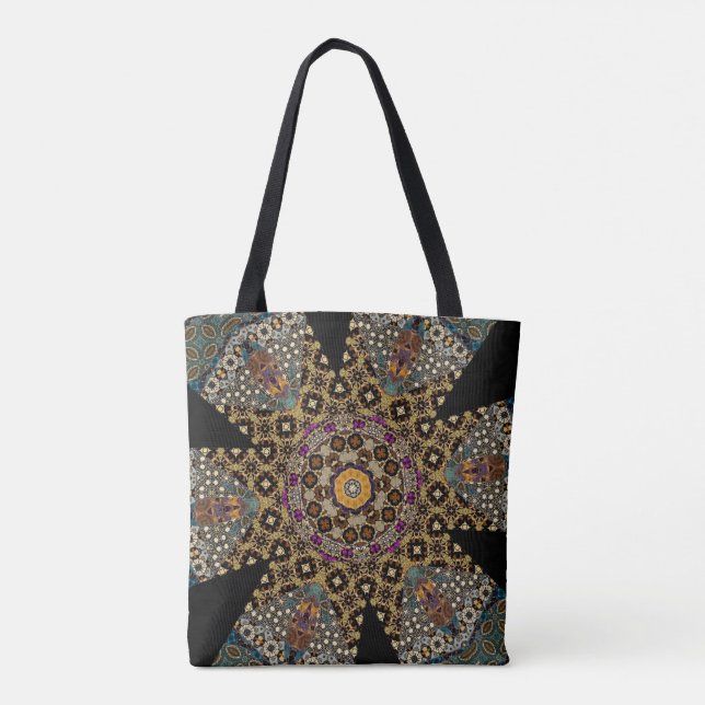 Tote Bag kaléidoscope Fourre-tout (Dos)