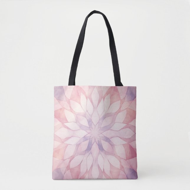 Tote Bag Kaleidoscope rose (Devant)