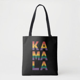 Tote Bag Kamala Harris 2024 Drapeau Arc-en-ciel Fierté Gay