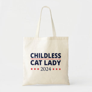 Tote Bag Kamala Harris - Enfless Cat Lady 2024 III