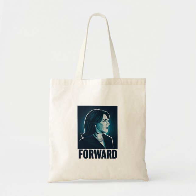 Tote Bag Kamala Harris Forward Élection Présidentielle 2024 (Devant)