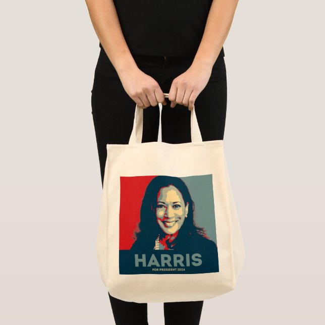Tote Bag Kamala Harris Pour Président 2024 (Devant (produit))