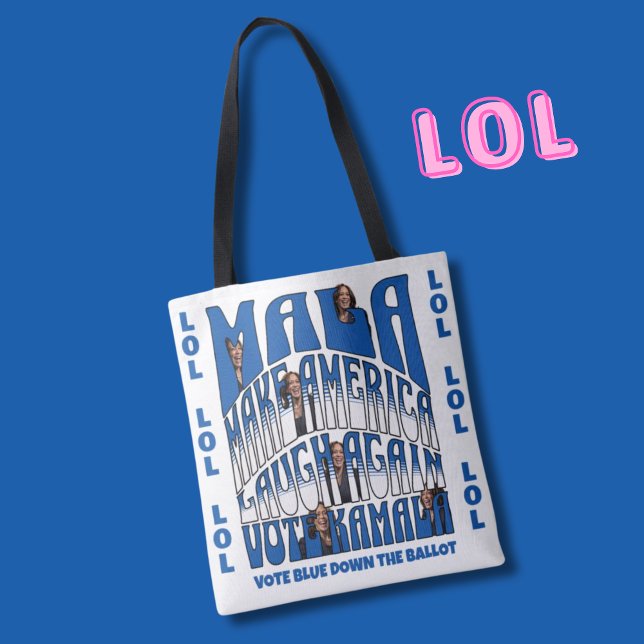 Tote Bag Kamala riant (Créateur téléchargé)
