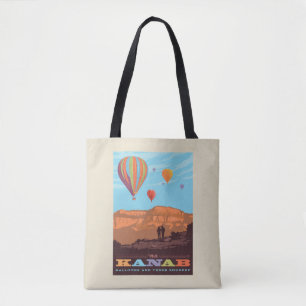 Tote Bag Kanab, Utah   Ballons Et Roundup De Tunes