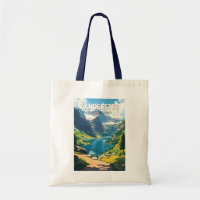 Kandersteg Suisse Travel Art Vintage