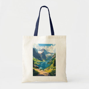 Tote Bag Kandersteg Suisse Travel Art Vintage