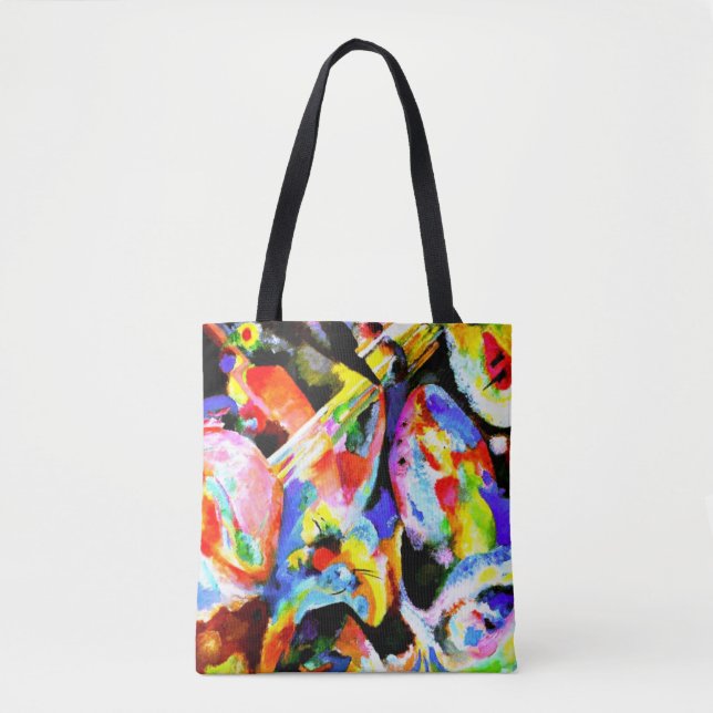 Tote Bag Kandinsky - Inondation et amélioration (Devant)