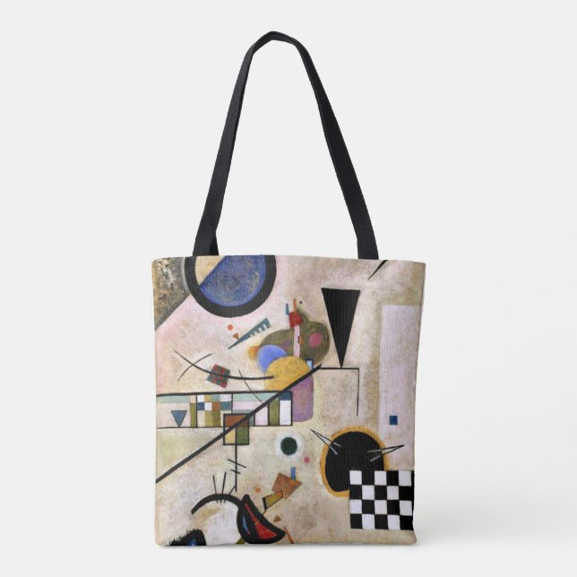 Tote Bag Kandinsky - Les accords s'opposent (Dos)