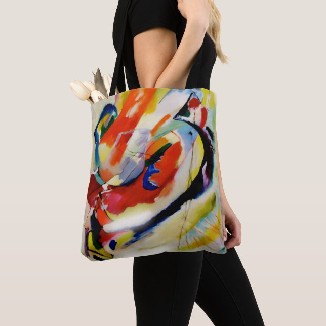 Tote Bag Kandinsky, Panneau mural abstrait 1914 (De près)