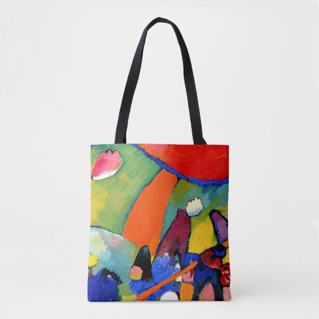 Tote Bag Kandinsky - Scène Plage (Devant)
