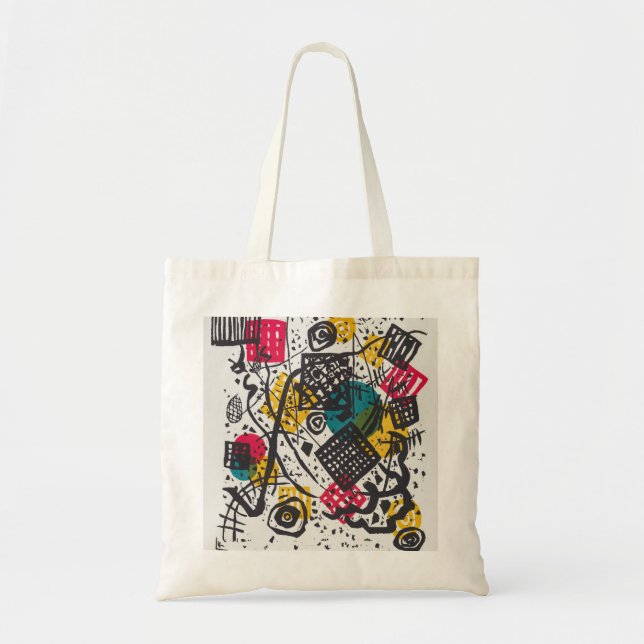 Tote Bag Kandinsky Small Worlds V Classic Abstrait (Devant)