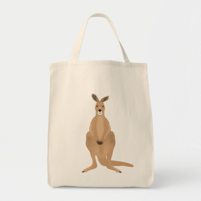 Tote Bag Kangaroo Grocery Fourre-tout (Devant)