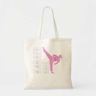 Tote Bag Karate Girl Martial Arts Girls Self Defense Cute