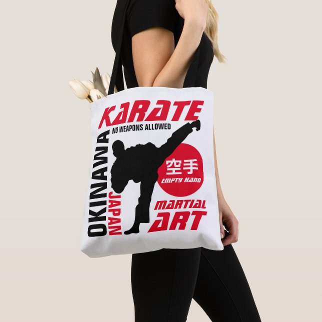 Tote Bag Karate Man (De près)