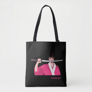 Tote bag Katana girl