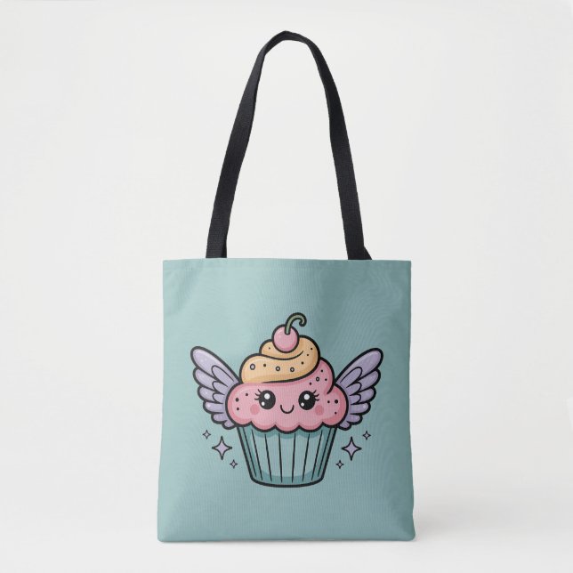 Tote Bag Kawaii Cupcake (Devant)