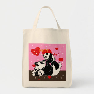 Tote Bag Kawaii Panda Ours Mignonne Drôle Noms Cadeaux